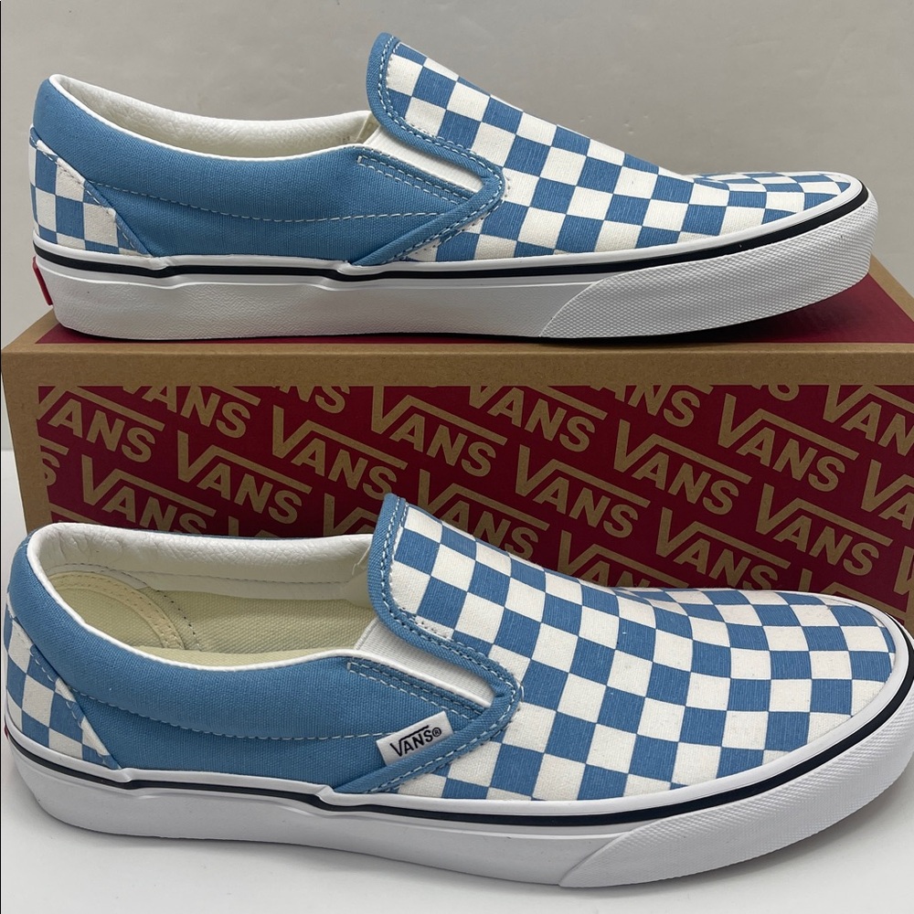 Vans •WMNS Classic Slip-On
Color Theory Checkerboard Heritage Blue 
VN000D6BE2W